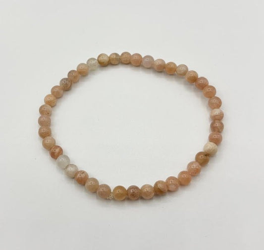 Peach Moonstone Bracelet